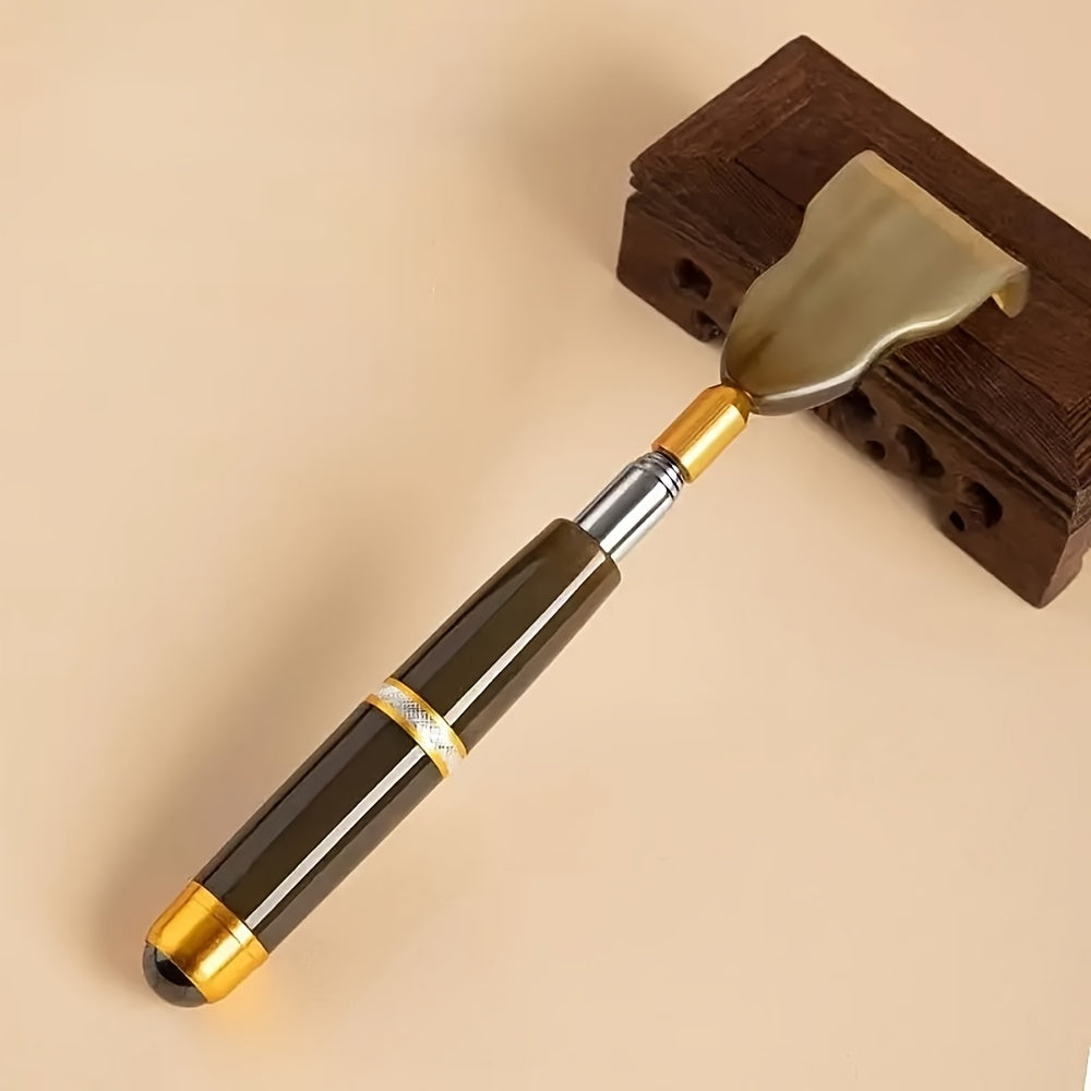 High-End Multifunctional Portable Back Scratcher - Stretchable Spherical Design Manual Massage Tool - Family-Friendly Health & Home Care Device