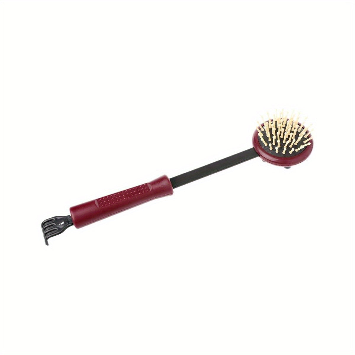 1pc Double Head Back Scratcher & Body Massage Hammer Tool - Dual-Headed Design with Ergonomic Handle, Soft Bristles & Sturdy Tip for Deep Tissue, Muscle Relaxation, Improved Circulation - Portable Back Massager for Home, Office, Travel - Ideal for