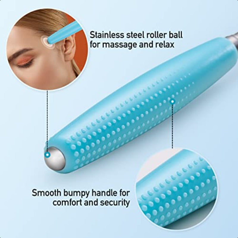 Portable Extendable Telescopic Metal Back Scratcher with Cat Claw Design - 7.87-21 Inch Collapsible & Soft Rubber Manual Massager for Back, Scalp, Feet - Travel-Friendly Ergonomic Itch Tool, Extendable Back Scratcher, Scalp Massaging Tool, Playful