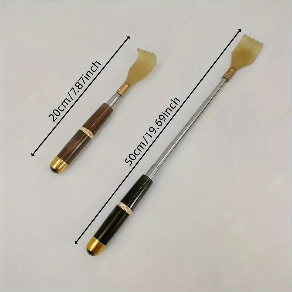 High-End Multifunctional Portable Back Scratcher - Stretchable Spherical Design Manual Massage Tool - Family-Friendly Health & Home Care Device
