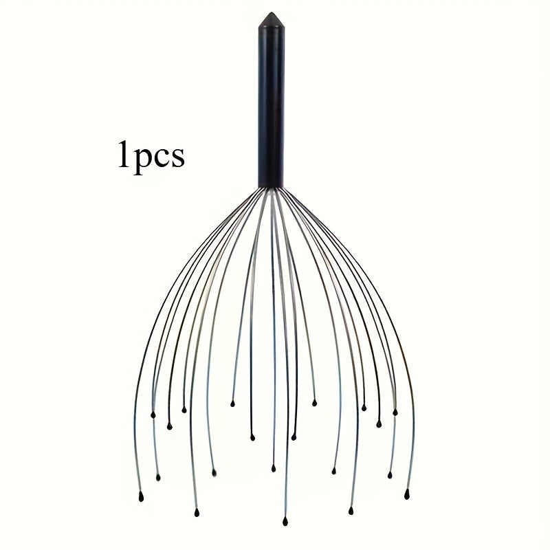 A Handheld Scalp Massager with 20 Prongs, Designed for Deep Relaxation And Stress Relief, Suitable for Both Men And Women at Home, Serving As a Scalp Massage Tool And a Soul Extractor.