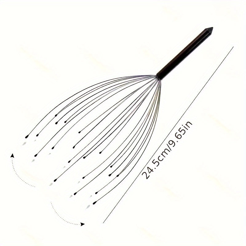 A Handheld Scalp Massager with 20 Prongs, Designed for Deep Relaxation And Stress Relief, Suitable for Both Men And Women at Home, Serving As a Scalp Massage Tool And a Soul Extractor.