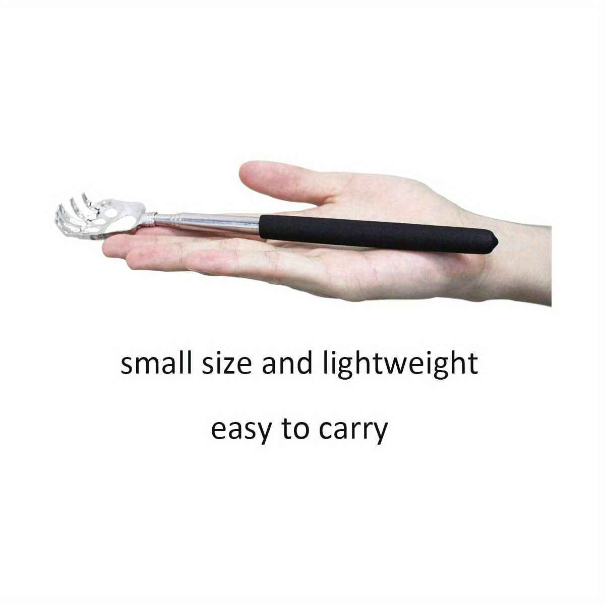 Extendable Back Scratcher with Non-Slip Grip - Heavy-Duty Portable Back Massager, Compact Travel Scratcher for Dad, Husband, Grandpa - Ideal her'S Day, Christmas, Birthday Gifts for Men & Women - Funny Novelty Stocking Stuffers for Adults, Personal Care