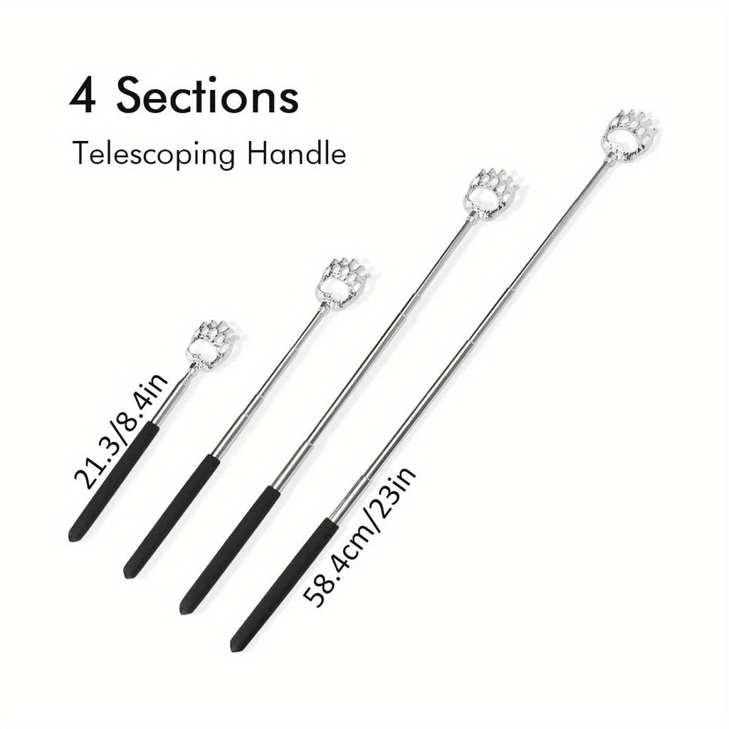 Extendable Back Scratcher with Non-Slip Grip - Heavy-Duty Portable Back Massager, Compact Travel Scratcher for Dad, Husband, Grandpa - Ideal her'S Day, Christmas, Birthday Gifts for Men & Women - Funny Novelty Stocking Stuffers for Adults, Personal Care