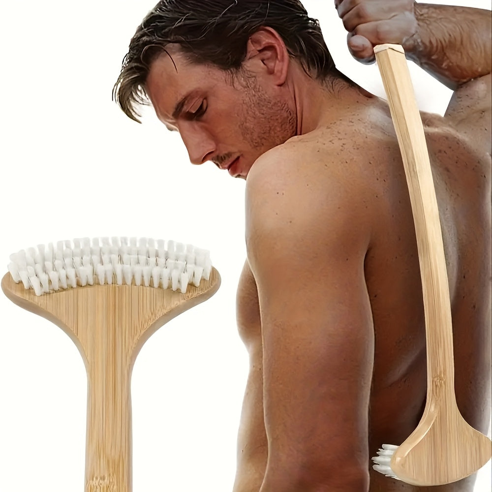 Ultimate Bamboo Back Scratcher - 22'' Oversized Back Massager with Curved Grip & Soft Wide Head for Itch, Muscle Tension & Carpal Tunnel - Ergonomic Design for Men, Women, Seniors, Pregnant Individuals - Ideal Gift, Pregnancy Itch | Natural Look Accessory