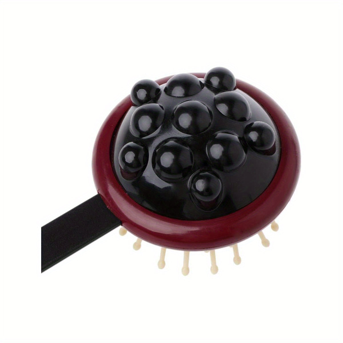 1pc Double Head Back Scratcher & Body Massage Hammer Tool - Dual-Headed Design with Ergonomic Handle, Soft Bristles & Sturdy Tip for Deep Tissue, Muscle Relaxation, Improved Circulation - Portable Back Massager for Home, Office, Travel - Ideal for