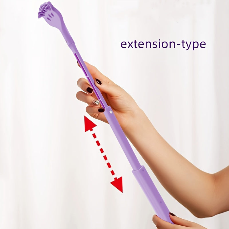 1pc Extendable Back Scratcher, Multi-Functional Manual Back Massager, Portable Itch Tool with Adjustable Length, Scratch | Userfriendly Massager | Easyclean Material