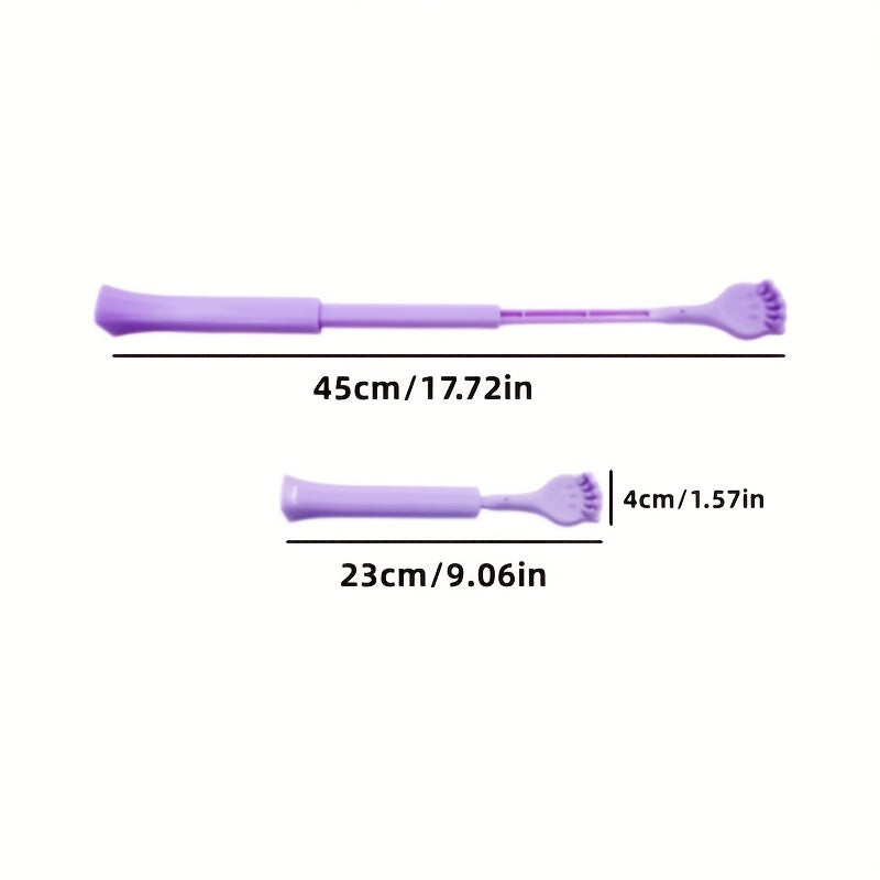 1pc Extendable Back Scratcher, Multi-Functional Manual Back Massager, Portable Itch Tool with Adjustable Length, Scratch | Userfriendly Massager | Easyclean Material