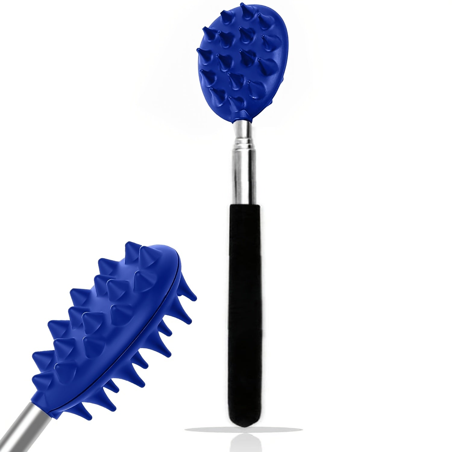 Extendable Cactus Back Scratcher with 1/4-inch & 1/2-inch Spikes, Retractable One-Hand Itch Stick for Men & Women, Durable PVC Material, 24-Inch Long Handle for Easy Reach Party Favors, Happy Mother's Day, Gifts for Women/Mom, Mother-in-Law Gifts