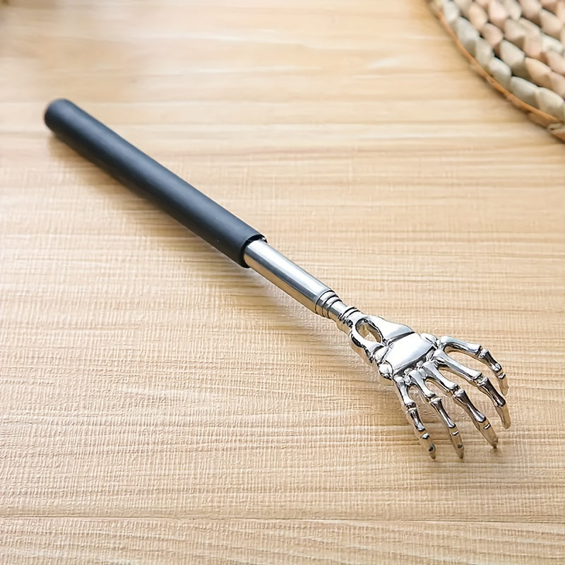 5-Pack Stainless Steel Extendable Back Scratcher, Durable Manual Back Scratcher, with Non-Slip Handles, Massaging Function for Comfort & Relaxation