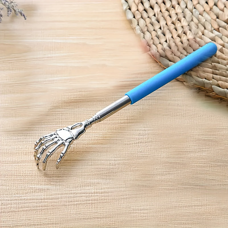 5-Pack Stainless Steel Extendable Back Scratcher, Durable Manual Back Scratcher, with Non-Slip Handles, Massaging Function for Comfort & Relaxation