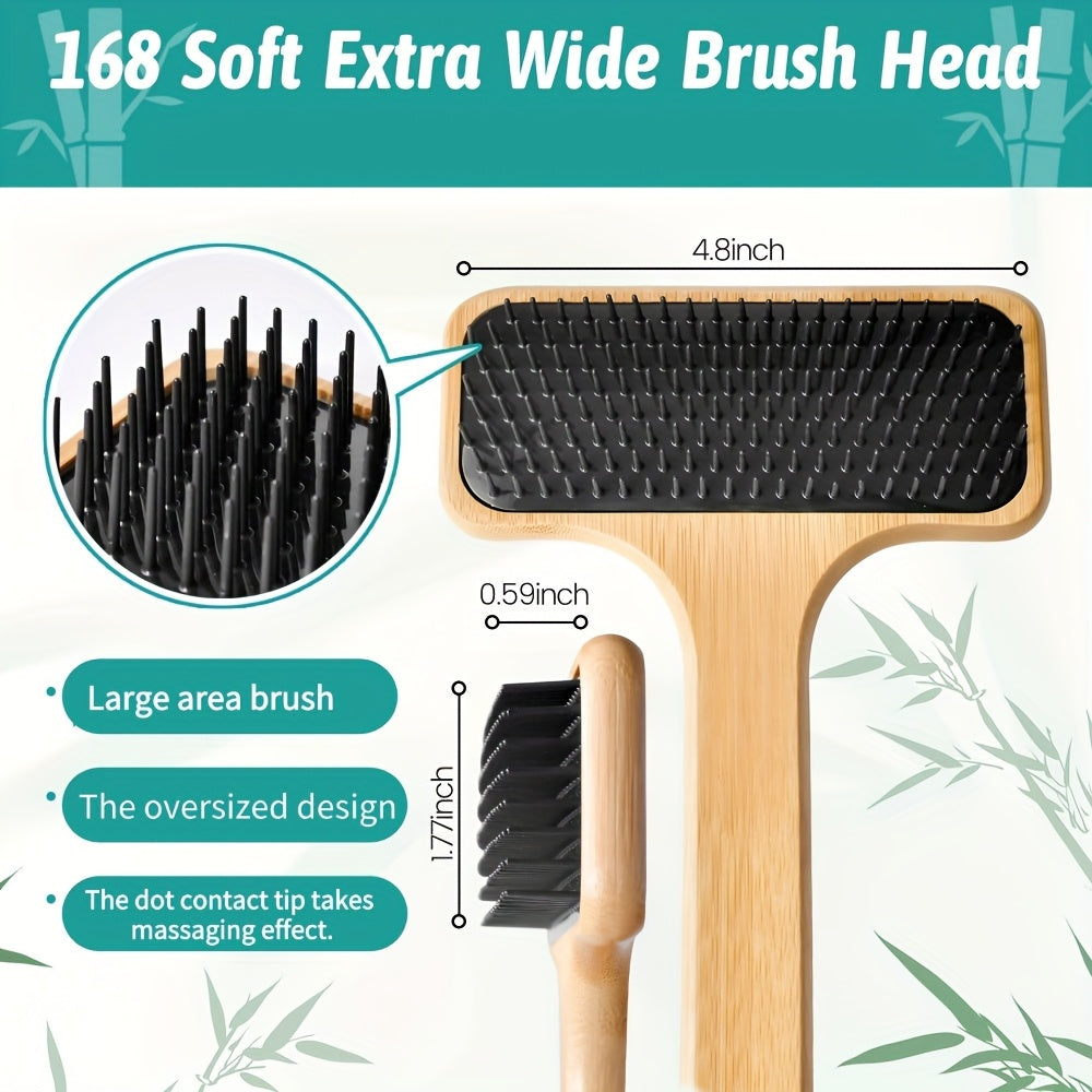 Ultimate Bamboo Back Scratcher - 22'' Oversized Back Massager with Curved Grip & Soft Wide Head for Itch, Muscle Tension & Carpal Tunnel - Ergonomic Design for Men, Women, Seniors, Pregnant Individuals - Ideal Gift, Pregnancy Itch | Natural Look Accessory