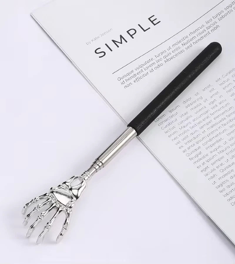 Stainless Steel Telescopic Back Scratcher Extendable Itch Relief Tool