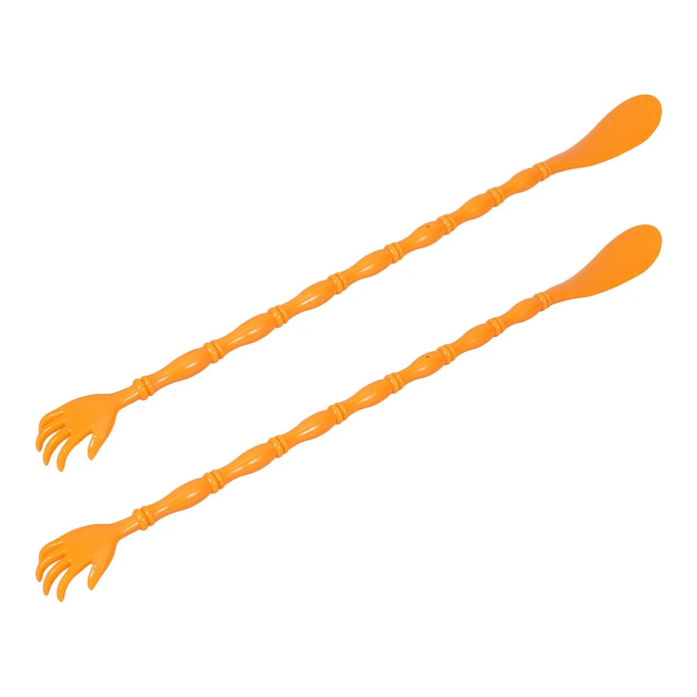 2 Pcs Itchy Claw Shoe Horn Anti Massager Back Scratcher and Shoehorn