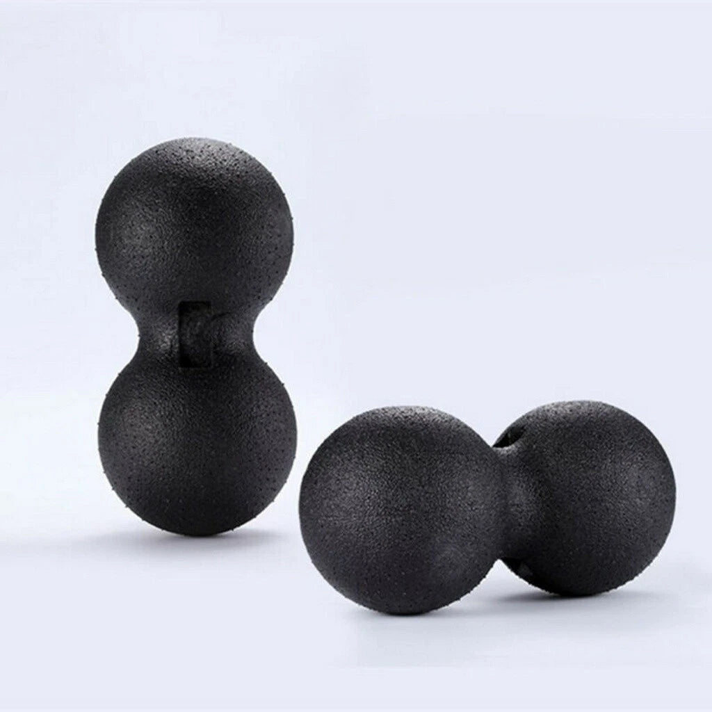 2x Peanut Massage Ball Yoga Muscle Roller Physical Therapy Balls Spine Massager
