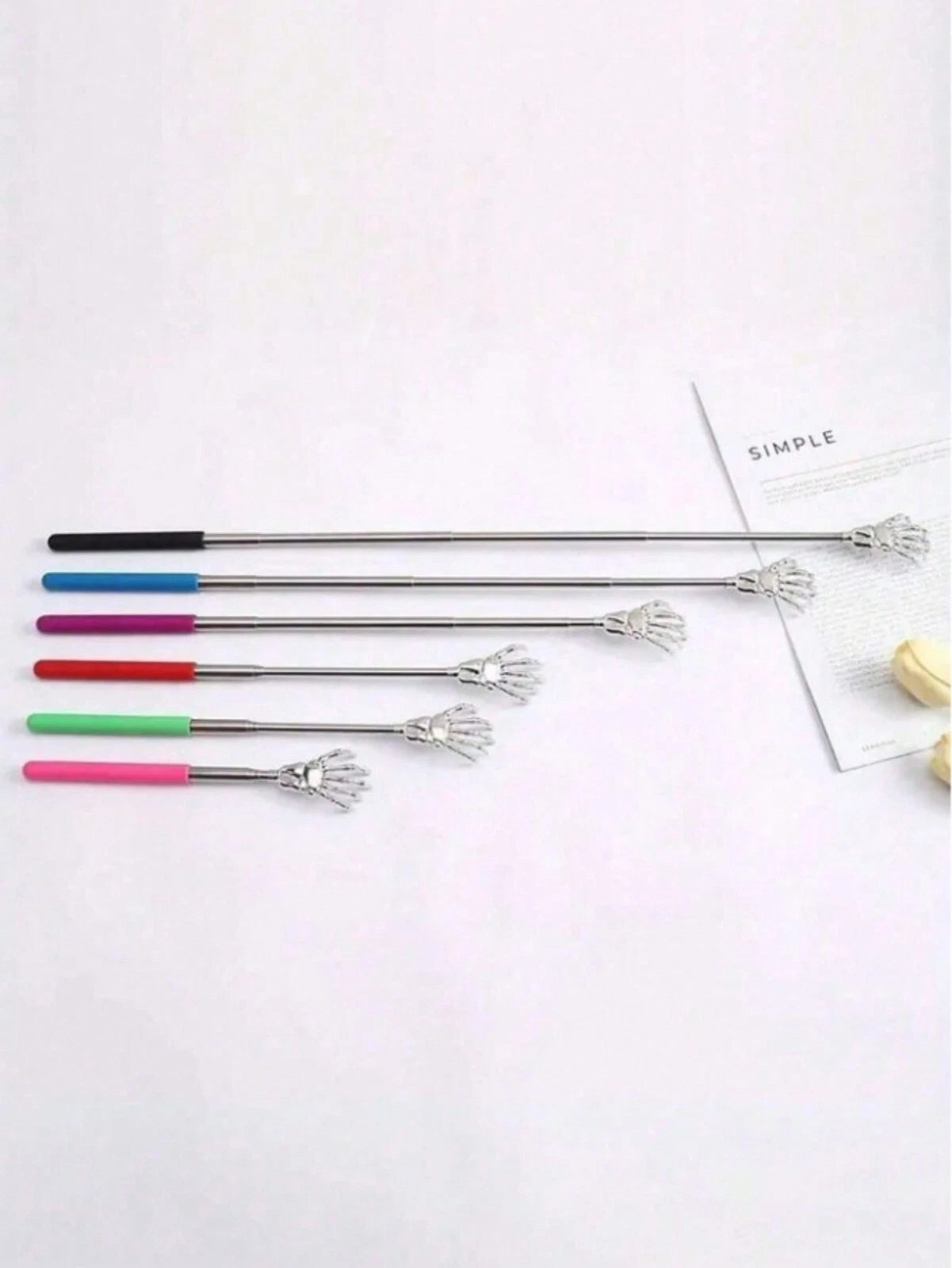 Extendable Back Scratcher Metal Claw Telescoping Backscratcher Massager Extend