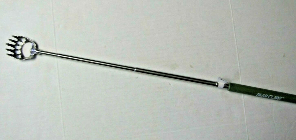 Back Scratcher, Extendable Bear Claw By DM Merchandising, Green, Brand New