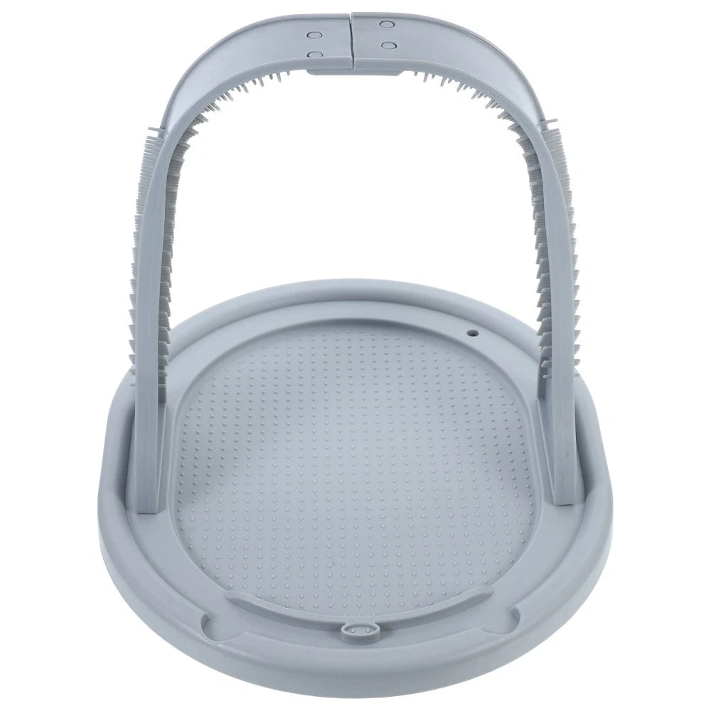 Arched Wool Rubbing Device Cat Self Grooming Massager for Indoor Cats