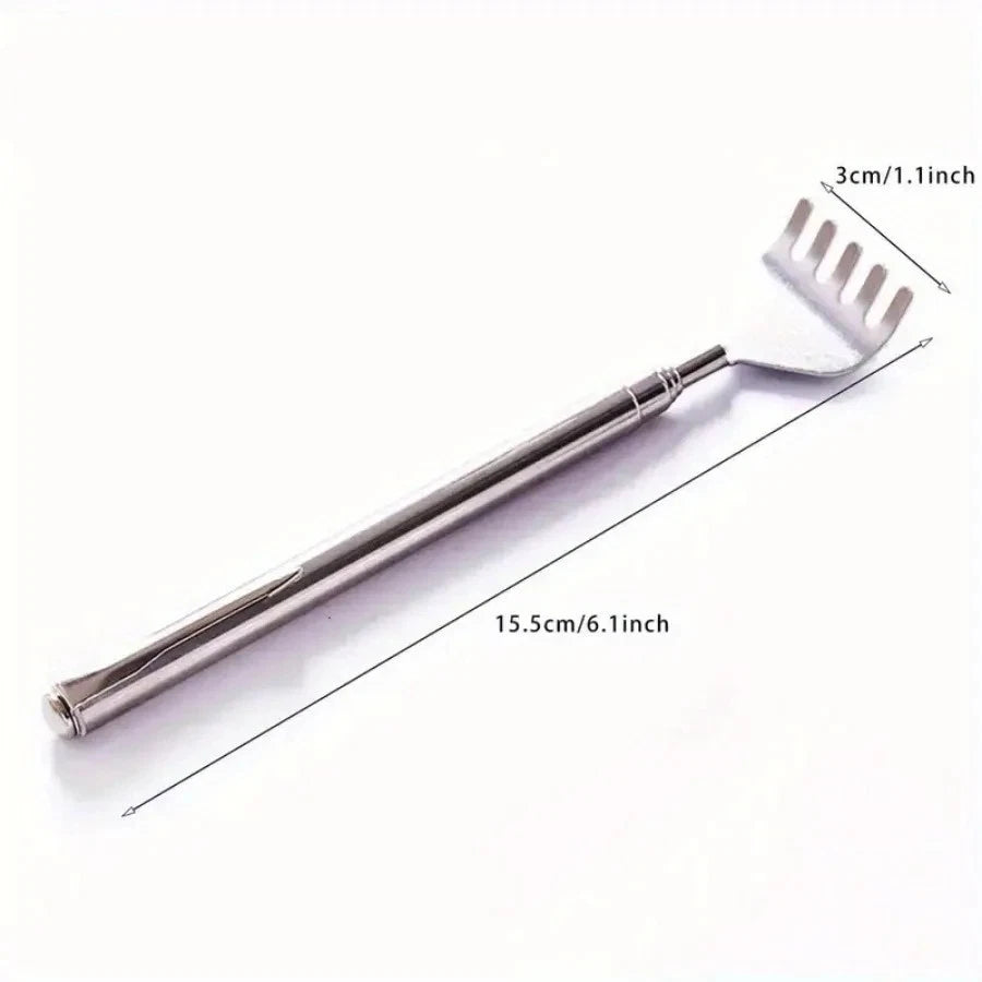 Back Scratcher Stainless Steel Telescopic Retractable Massager Shipped from UK