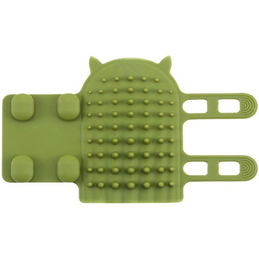 Silicone Cat Scratching Rubbing Brush Cat Scratcher Massager  Grooming Table