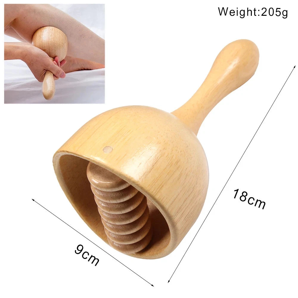 Wooden Massage Tools Anti Cellulite Body Shaping  for Beauty Sore Muscle Relief