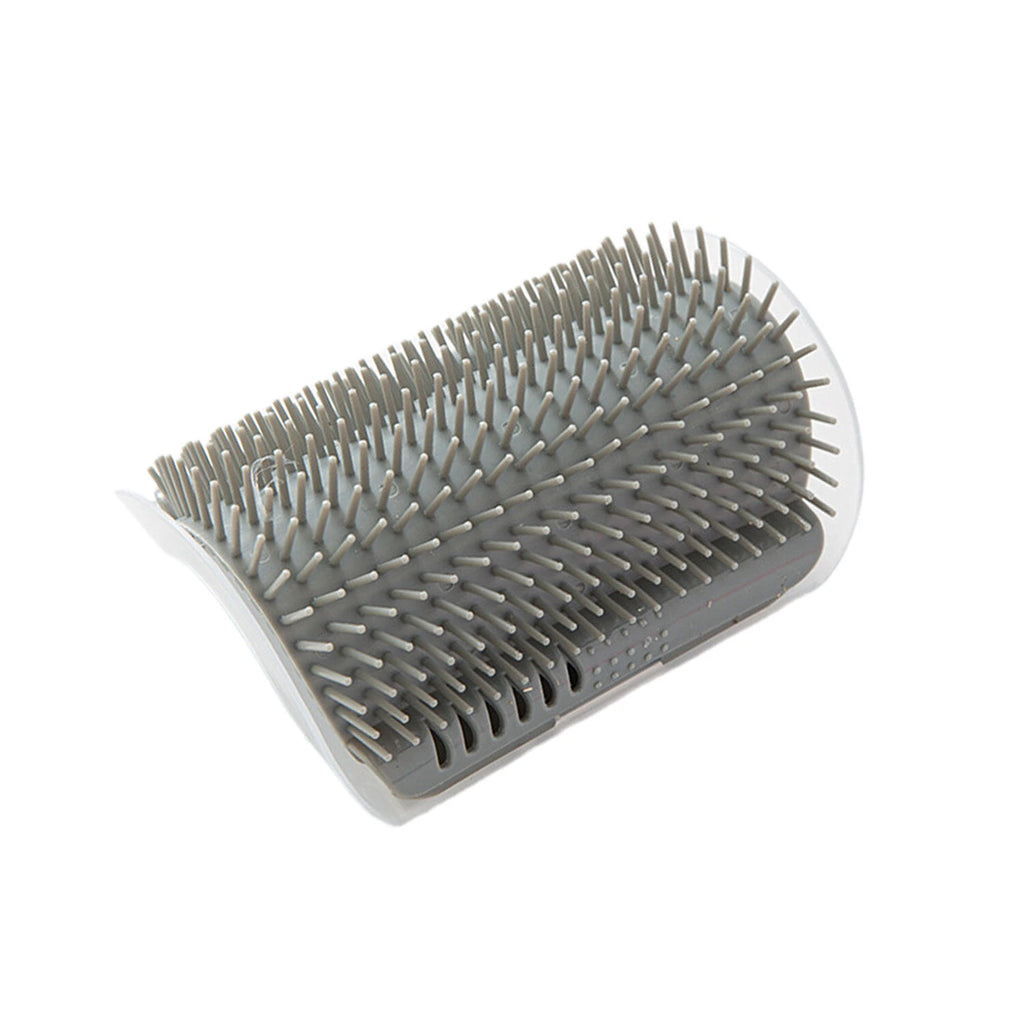2×Cat Self Groomer with Catnip Wall Corner Massage Comb Scratcher Grooming Brush