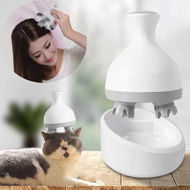 Electric Head Massager Head Body Relax Stress Relief Head Scratcher Scalp