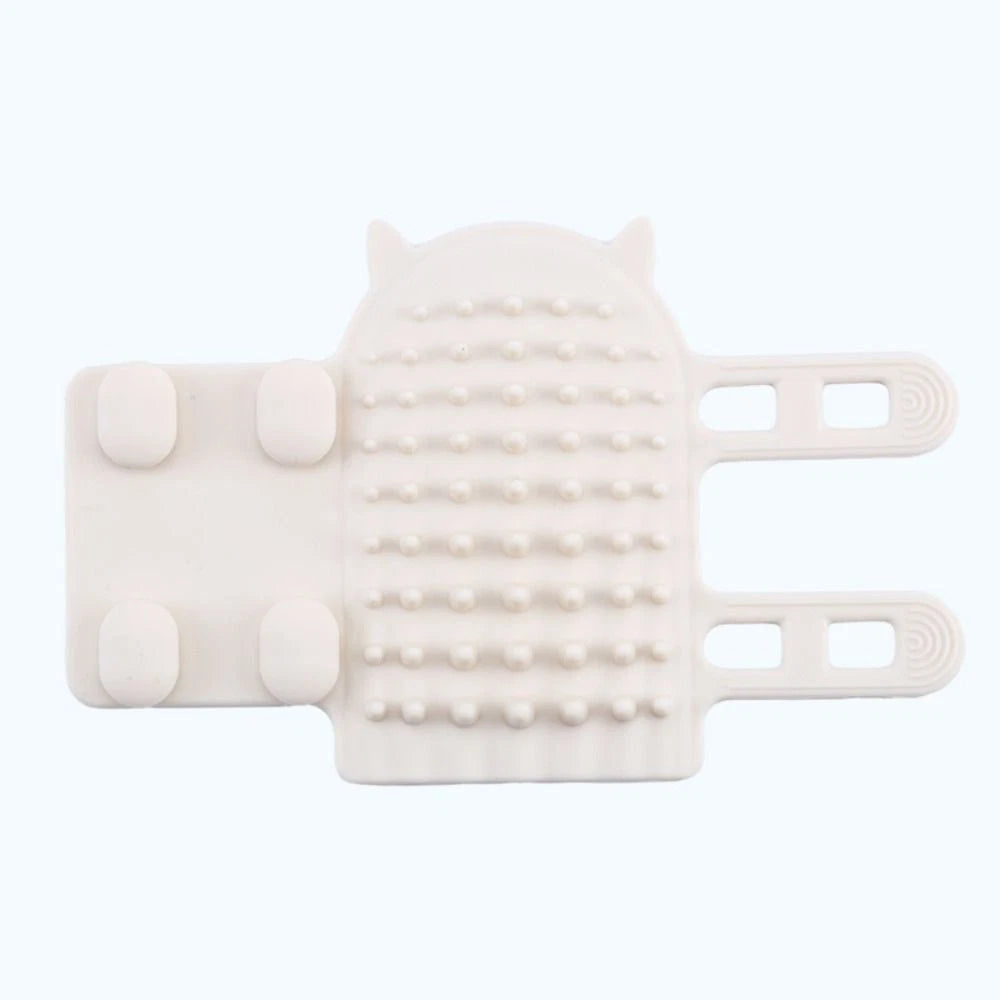 Silicone Cat Scratching Rubbing Brush Cat Scratcher Massager  Grooming Table