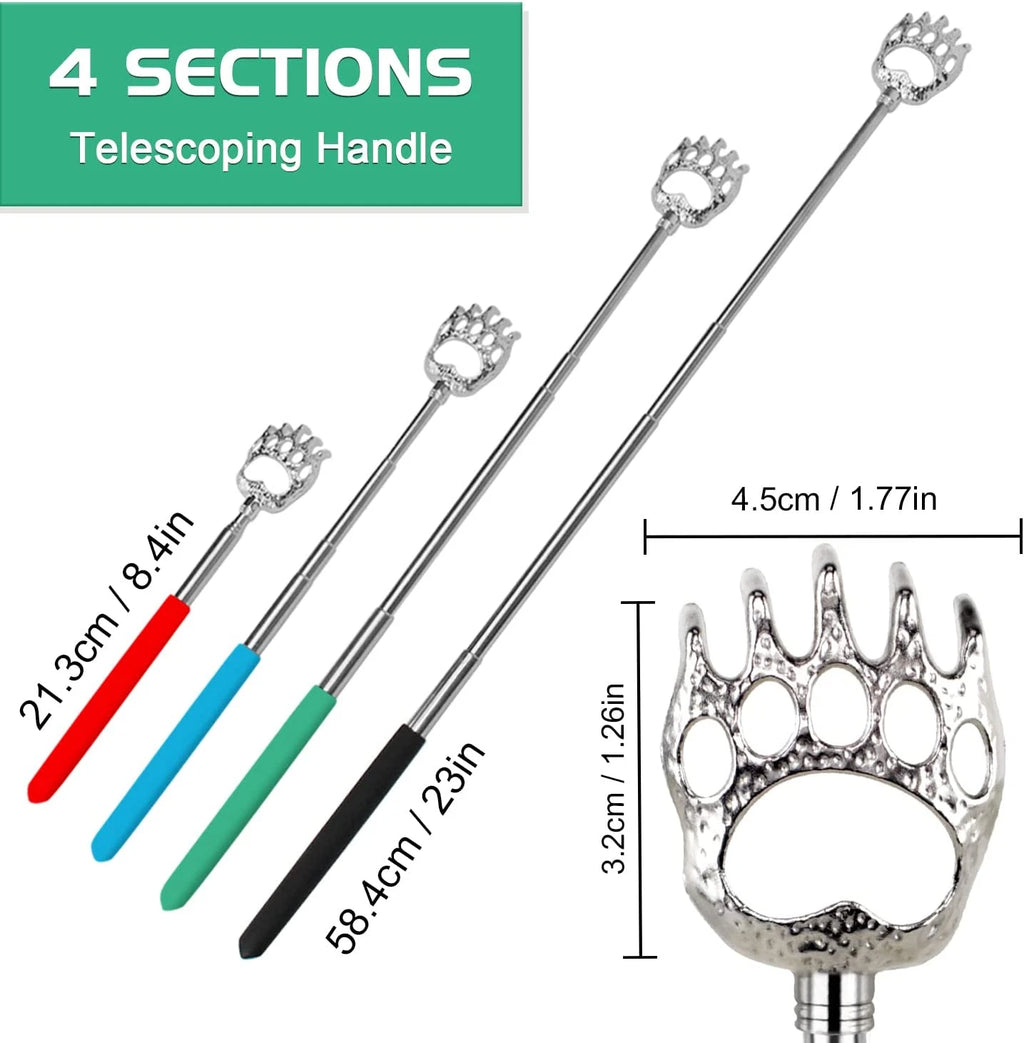 6 Pack Back Scratcher for Men Women, Christmas Stocking Stuffers Novelty Idea B