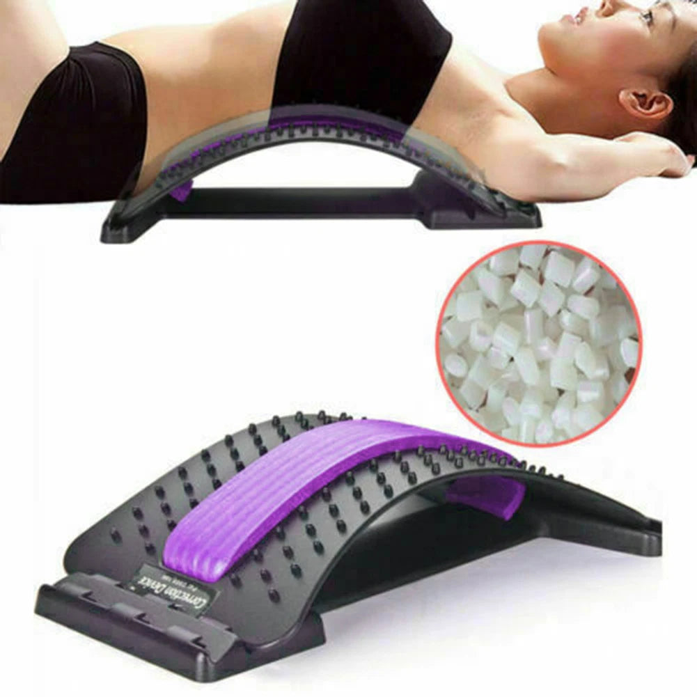 Lower Back Cracker Lumbar Pain Massager Lower Pain Relief Back Stretcher