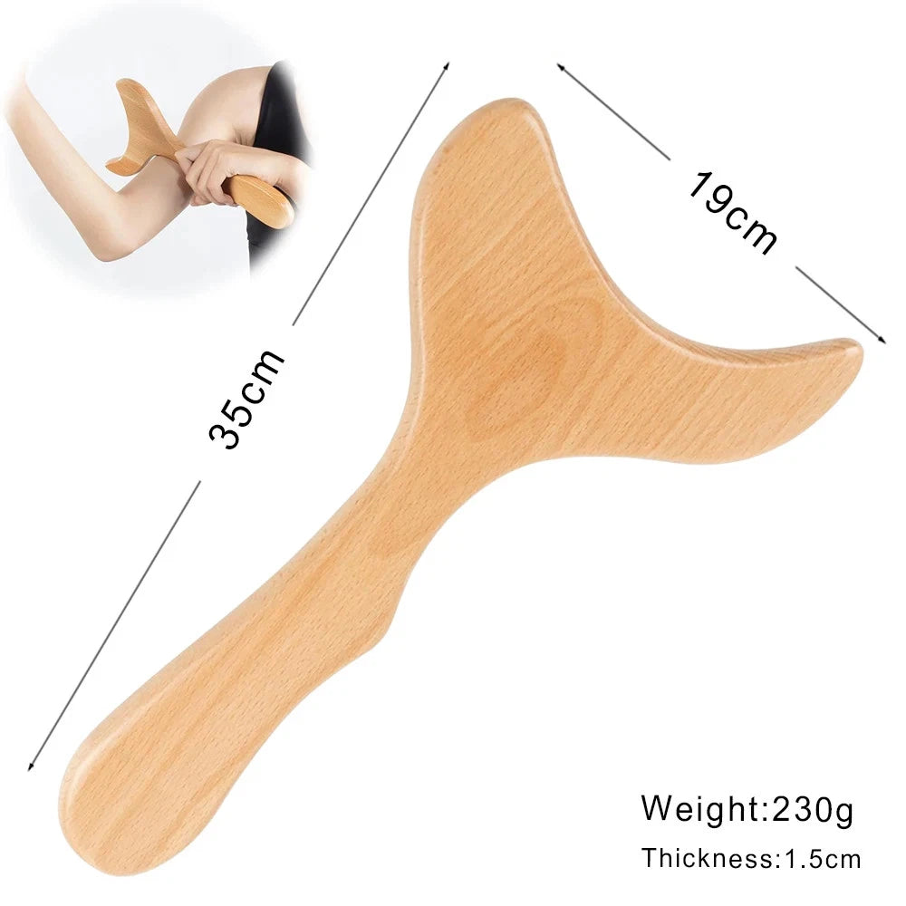 Wooden Massage Tools Anti Cellulite Body Shaping  for Beauty Sore Muscle Relief