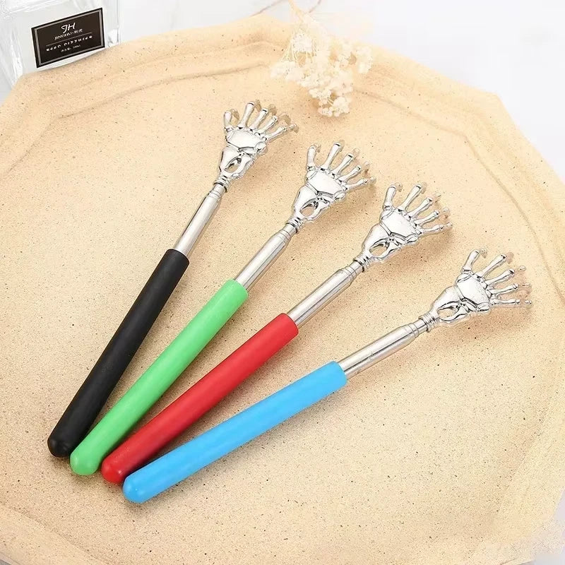 Stainless Steel Telescopic Back Scratcher Extendable Itch Relief Tool
