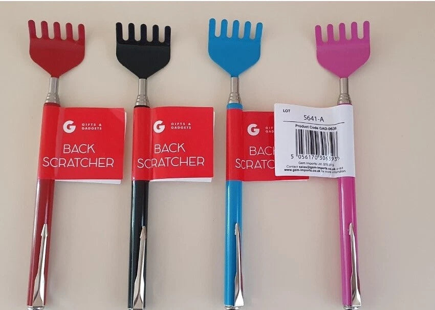 BEAR CLAW / RAKE BACK SCRATCHER Metal Extending Massager Telescopic Portable UK