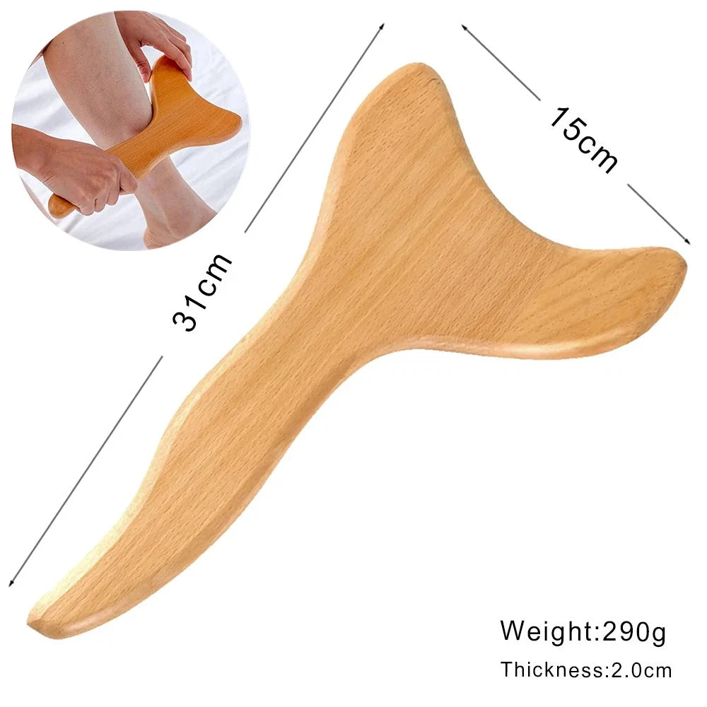 Wooden Massage Tools Anti Cellulite Body Shaping  for Beauty Sore Muscle Relief