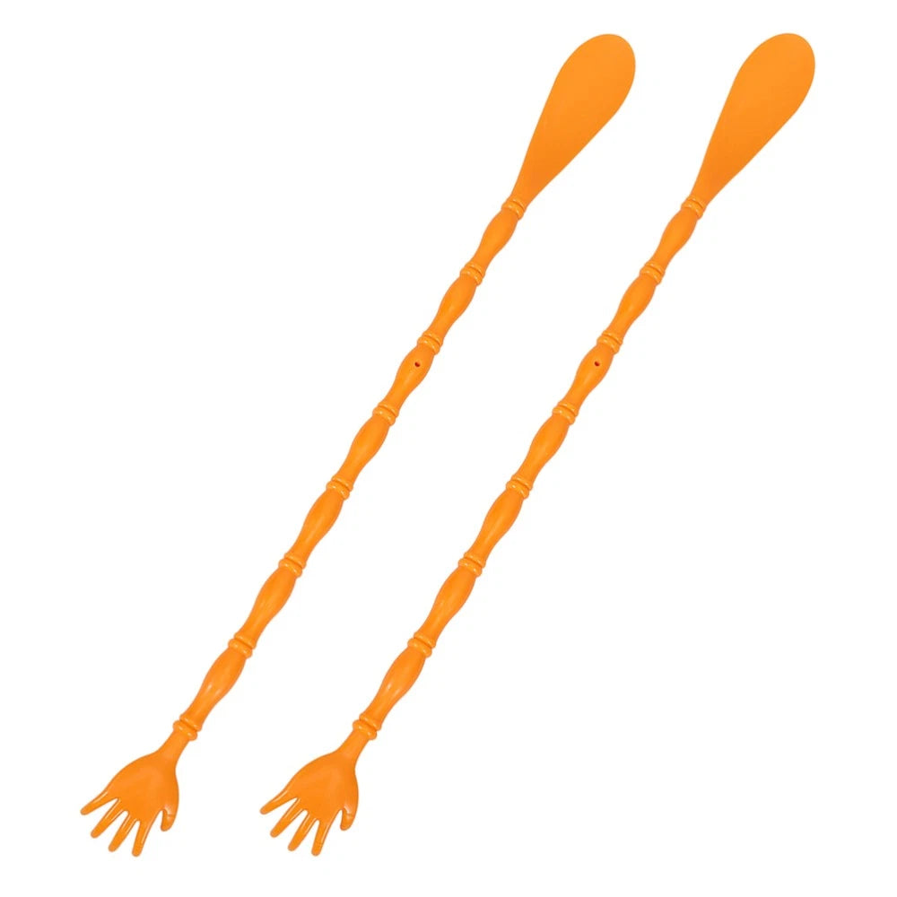 2 Pcs Itchy Claw Shoe Horn Anti Massager Back Scratcher and Shoehorn