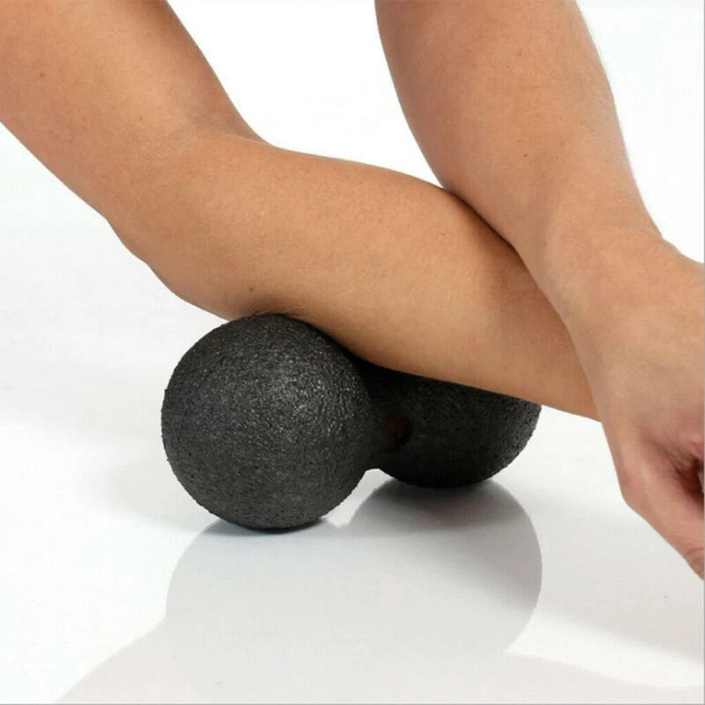 2x Peanut Massage Ball Yoga Muscle Roller Physical Therapy Balls Spine Massager