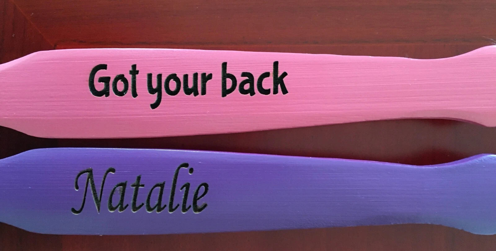 Personalized(Engraved)~19” Colorful Wooden Back Scratcher,Gift for everyone