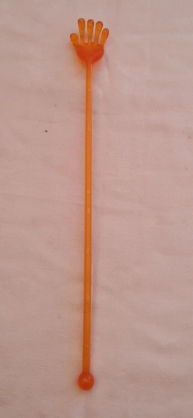 Hand Shape Back Scratcher Long Reach Massager Plastic 38cm Long - Colour Choice