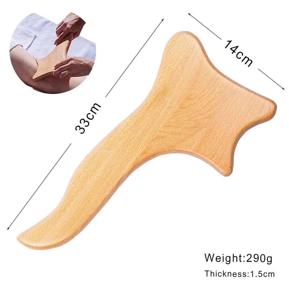 Wooden Massage Tools Anti Cellulite Body Shaping  for Beauty Sore Muscle Relief
