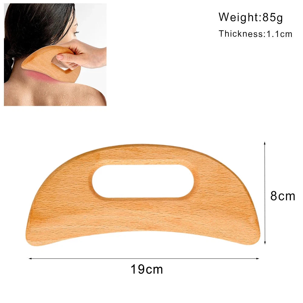 Wooden Massage Tools Anti Cellulite Body Shaping  for Beauty Sore Muscle Relief