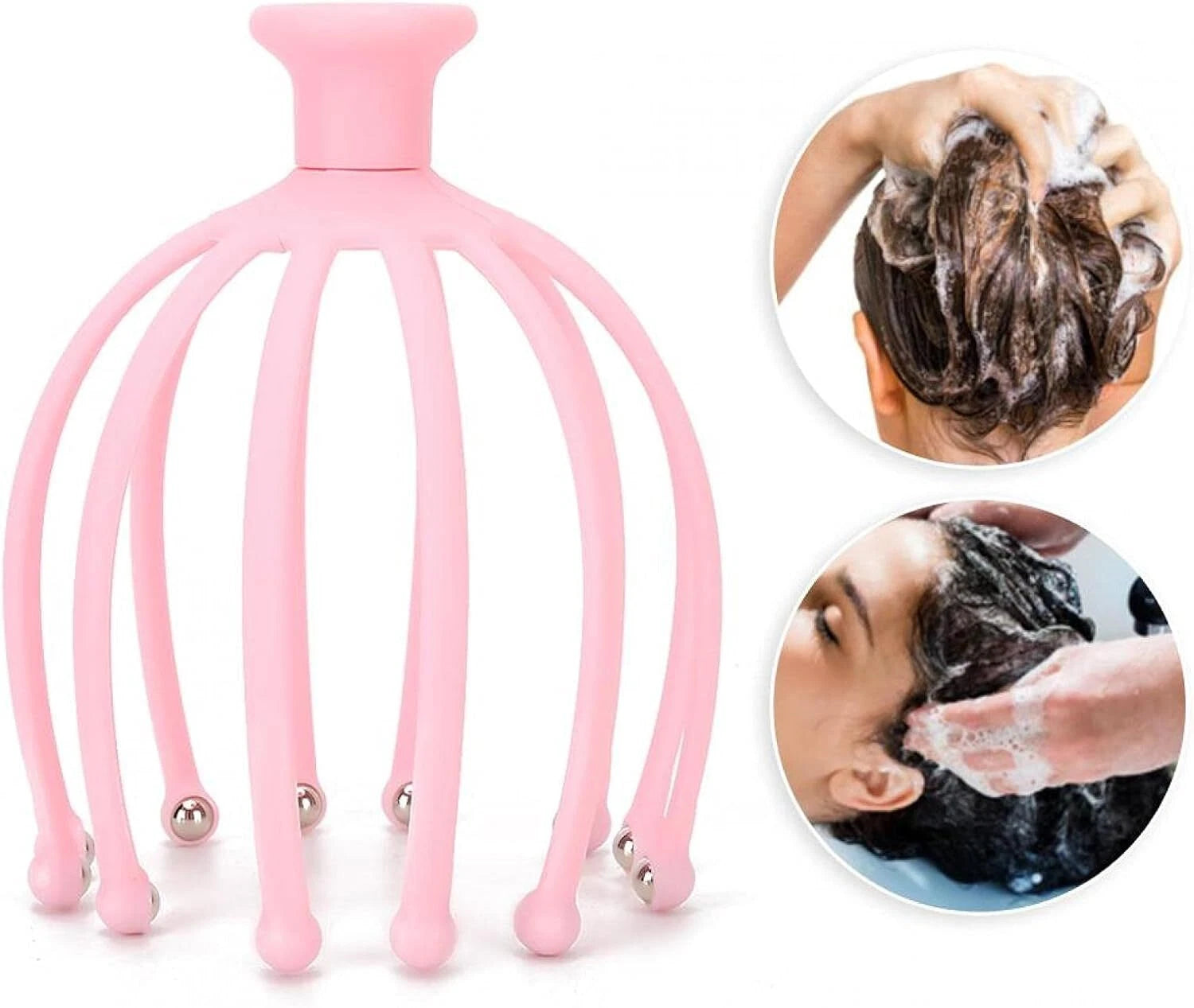 Head Massager Scratcher Neck Massage Scalp Relax Calm Stress Relief Octopus
