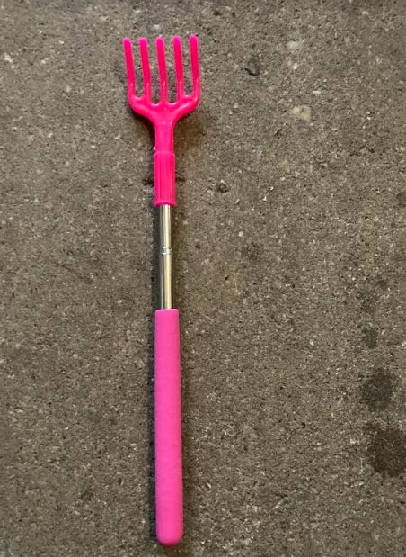 Chrome Plated Brass Telescoping Back Scratcher Extendable to 23" Compact Size G3