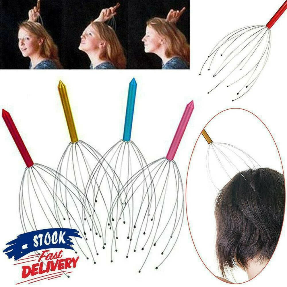 1-3pcs Head Curler Head Massager Wellness Massage Spider Head Massage Device..-