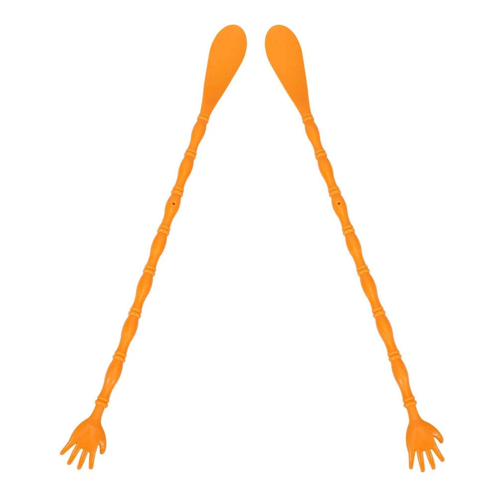2 Pcs Itchy Claw Shoe Horn Anti Massager Back Scratcher and Shoehorn