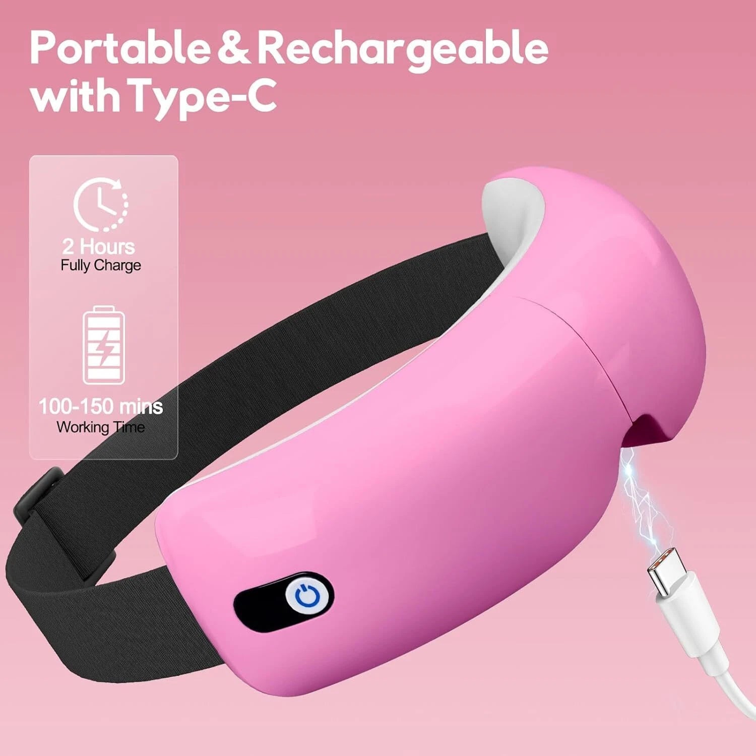 Eye Massager with Heat and Air Compression, Gift for Mon,Eye and Temple Massage