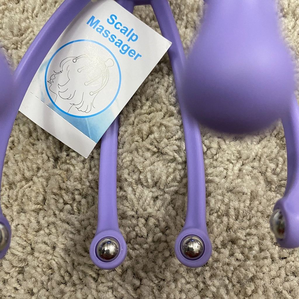 Head Massager Scalp Scratcher Steel Ball Easy Grip Large Size Relaxer