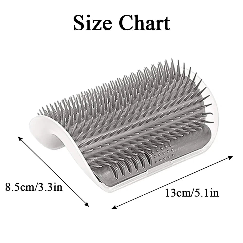 Cat Scratcher Massager Pet Grooming Brush Hair Removal Comb Kitten UK