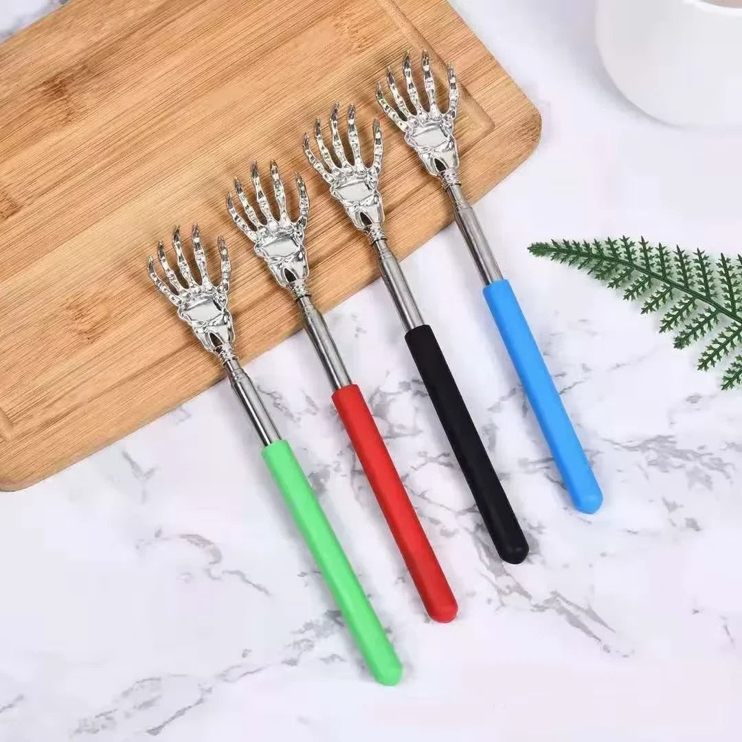 Stainless Steel Telescopic Back Scratcher Extendable Itch Relief Tool