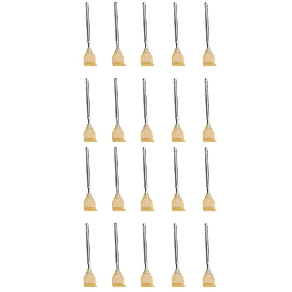 Set of 2 Plastic Head Horns Tickled Massage Scratcher Simple Back