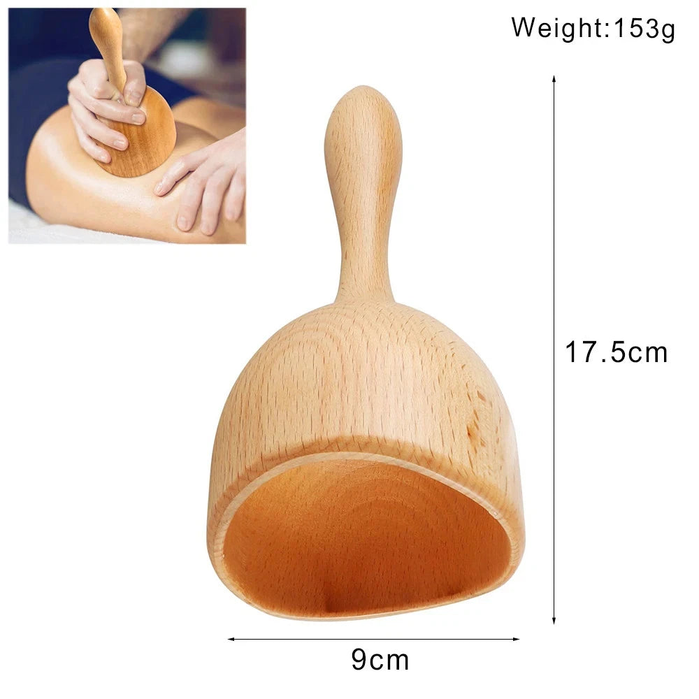 Wooden Massage Tools Anti Cellulite Body Shaping  for Beauty Sore Muscle Relief